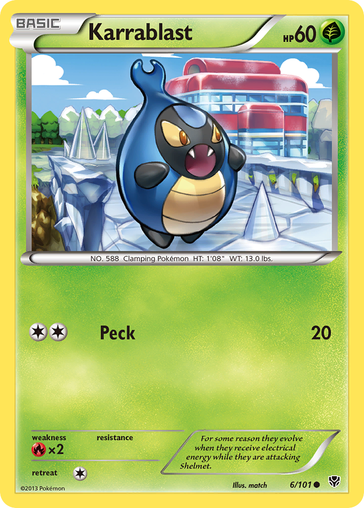 Karrablast (6/101) [Black & White: Plasma Blast] - Destination Retro