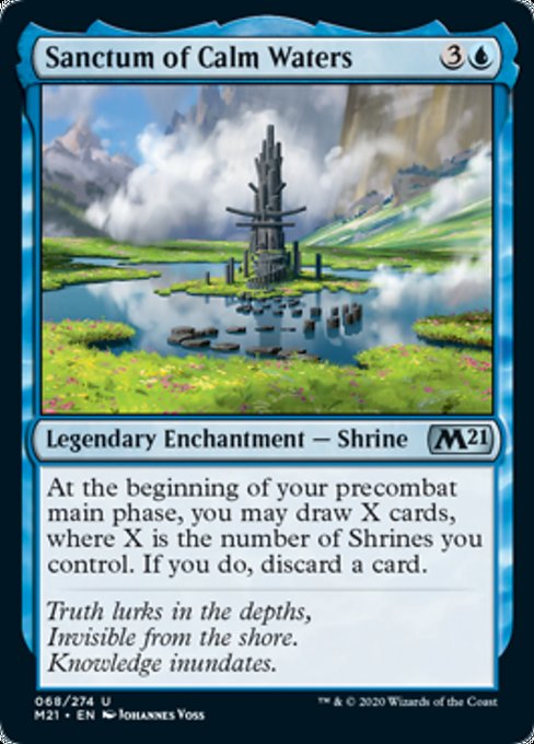 Sanctum of Calm Waters [Core Set 2021] - Destination Retro