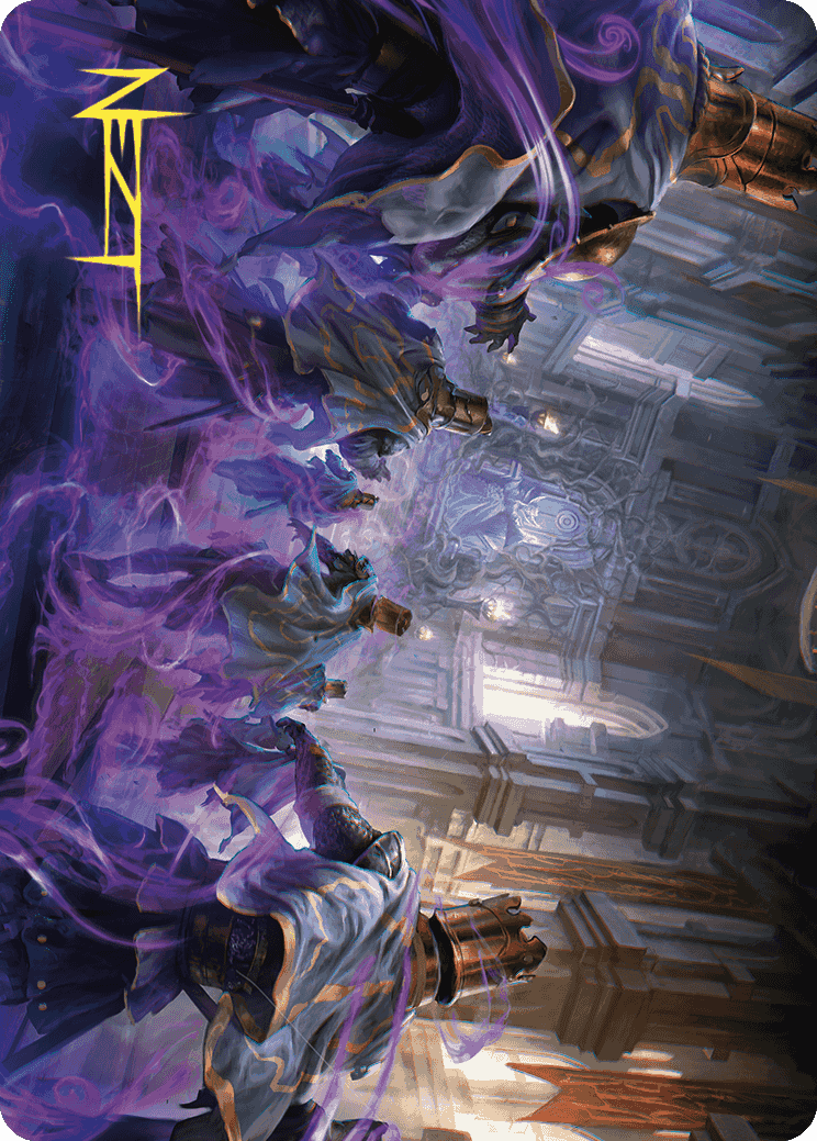 Eerie Interference Art Card (Gold-Stamped Signature) [Wilds of Eldraine Art Series] - Destination Retro