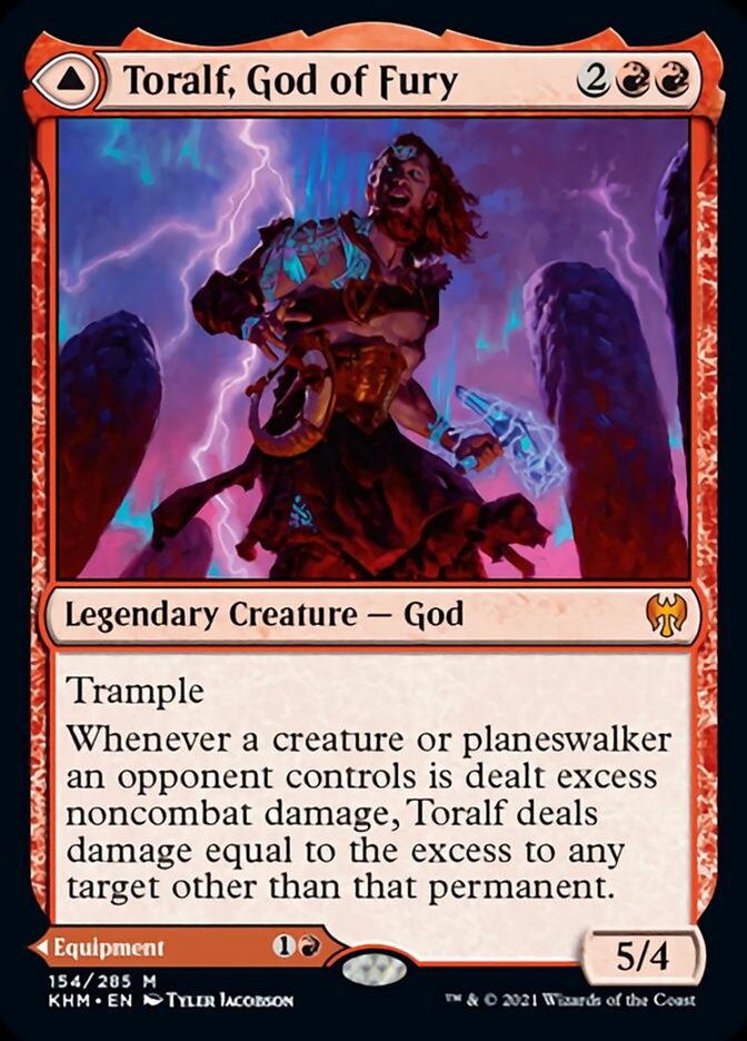Toralf, God of Fury // Toralf's Hammer [Kaldheim] - Destination Retro