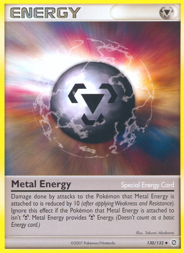 Metal Energy (130/132) [Diamond & Pearl: Secret Wonders] - Destination Retro