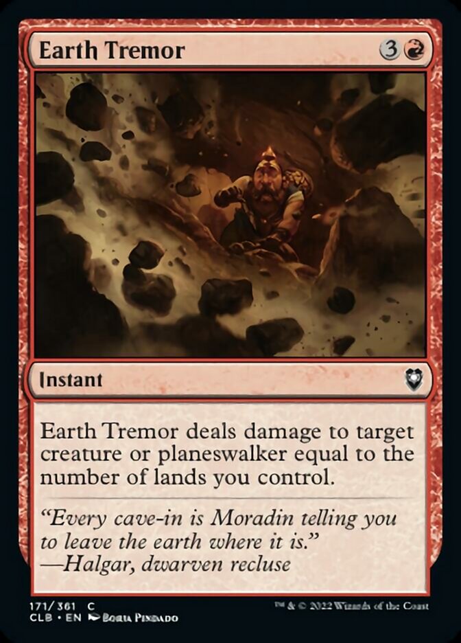 Earth Tremor [Commander Legends: Battle for Baldur's Gate] - Destination Retro