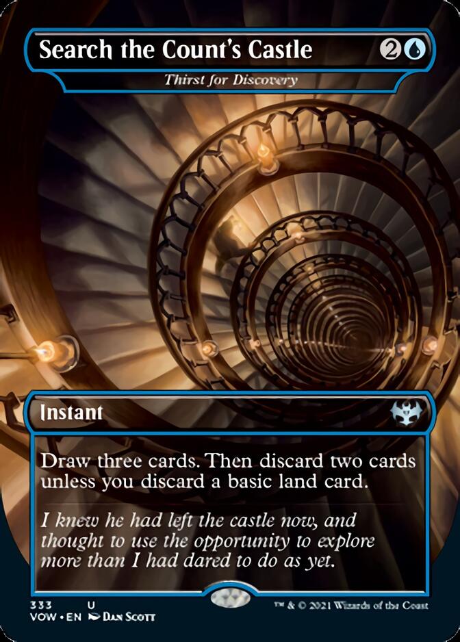 Thirst for Discovery - Search the Count's Castle [Innistrad: Crimson Vow] - Destination Retro