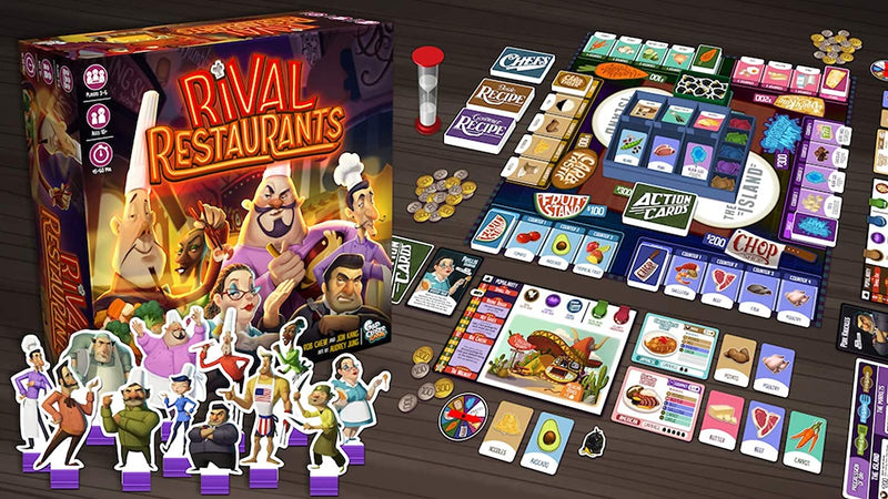 Rival Restaurants Board Game - Destination Retro