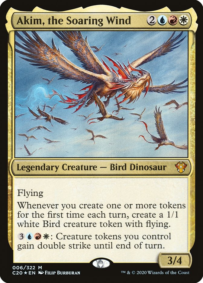 Akim, the Soaring Wind [Commander 2020] - Destination Retro