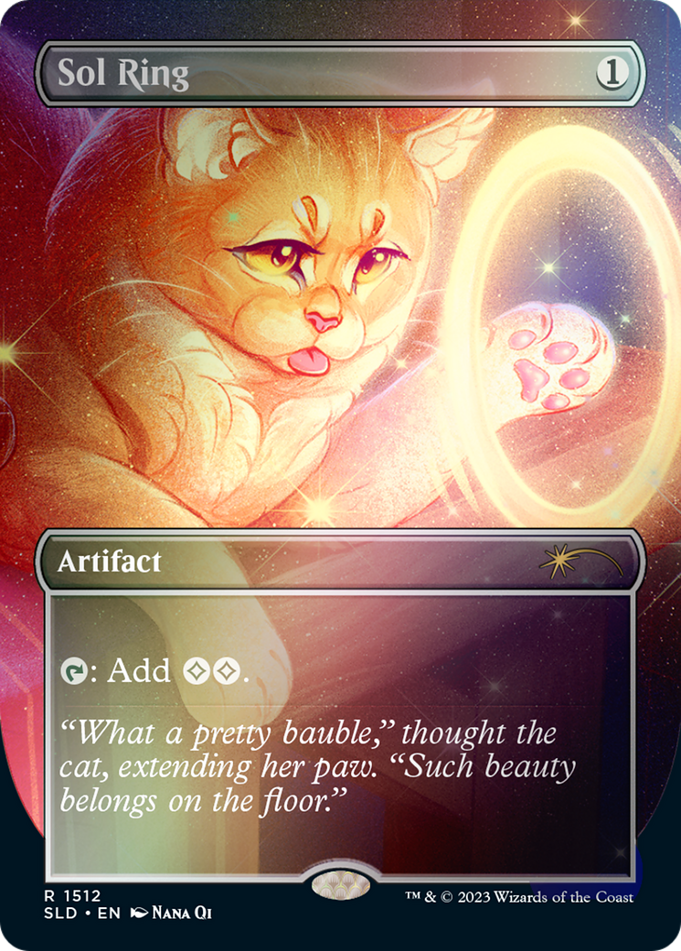 Sol Ring (1512) // Sol Ring [Secret Lair Commander Deck: Raining Cats and Dogs] - Destination Retro
