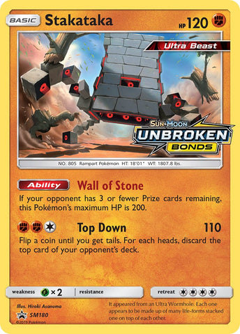 Stakataka (SM180) [Sun & Moon: Black Star Promos] - Destination Retro