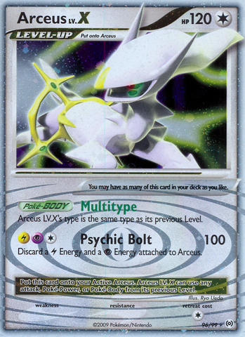 Arceus LV.X (96/99) [Arceus] - Destination Retro