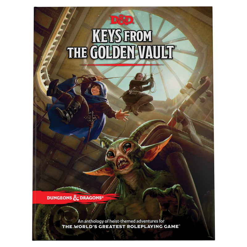 DUNGEONS & DRAGONS - ADVENTURE BOOK - Keys From the Golden Vault - Destination Retro
