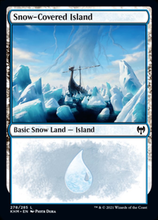 Snow-Covered Island (278) [Kaldheim] - Destination Retro