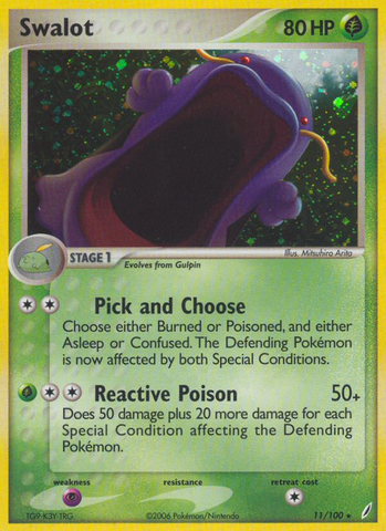 Swalot (11/100) [EX: Crystal Guardians] - Destination Retro