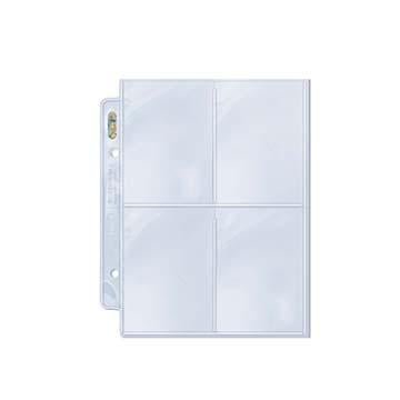 4-Pocket Platinum Page for Mini 2-Ring Albums - Destination Retro