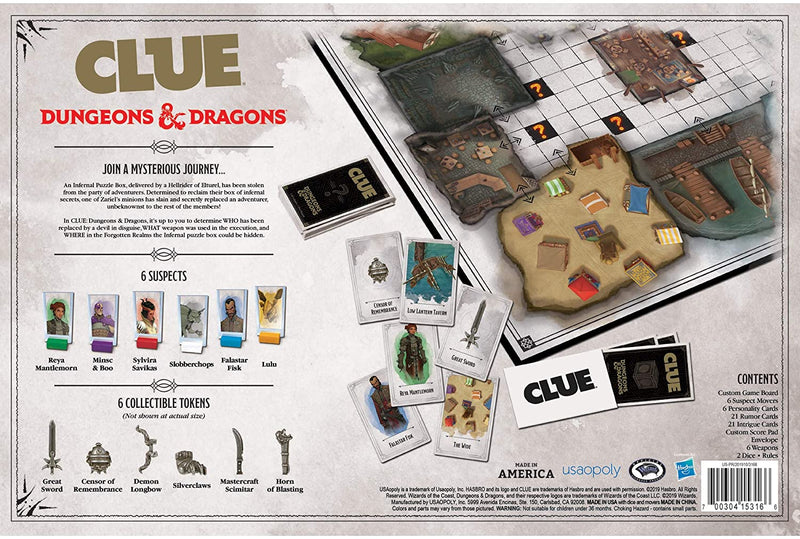 CLUE: Dungeons & Dragons 2019 - Destination Retro