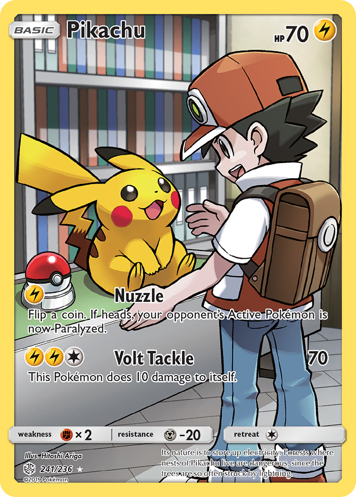 Pikachu (241/236) [Sun & Moon: Cosmic Eclipse] - Destination Retro