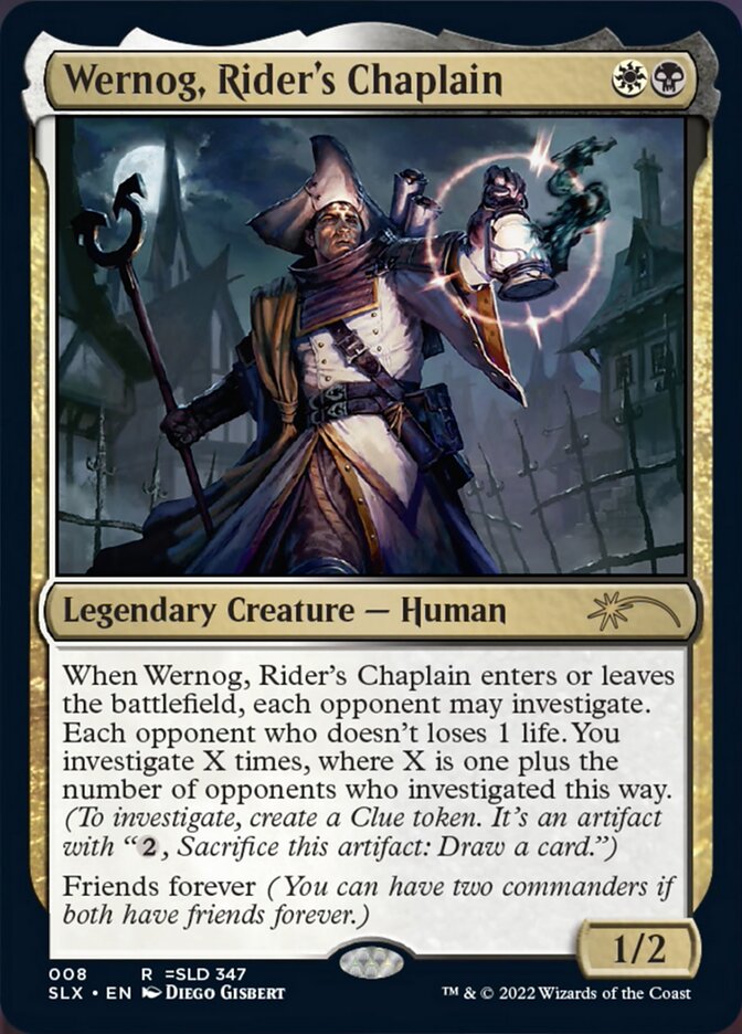 Wernog, Rider's Chaplain [Secret Lair: Universes Within] - Destination Retro