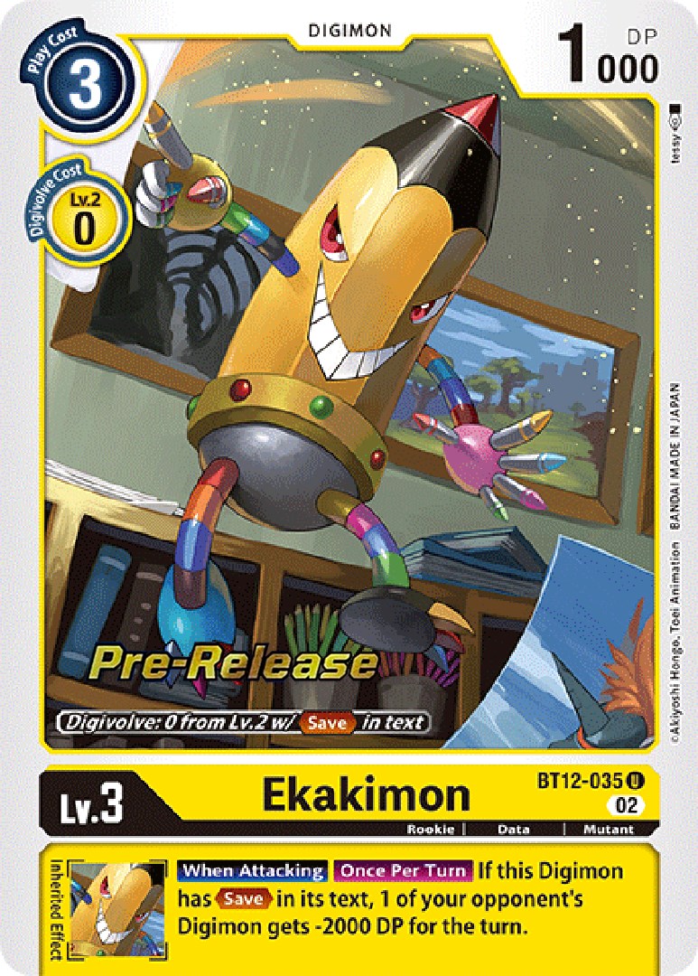 Ekakimon [BT12-035] [Across Time Pre-Release Cards] - Destination Retro