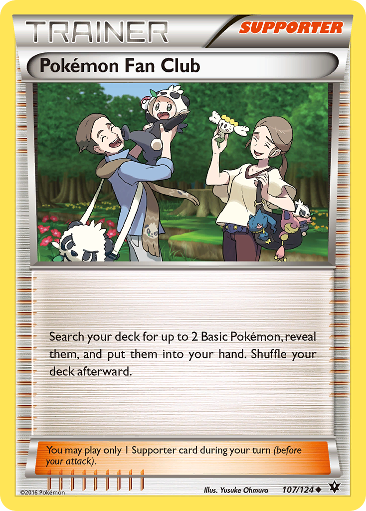 Pokemon Fan Club (107/124) [XY: Fates Collide] - Destination Retro