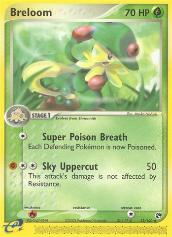 Breloom (33/100) [EX: Sandstorm] - Destination Retro