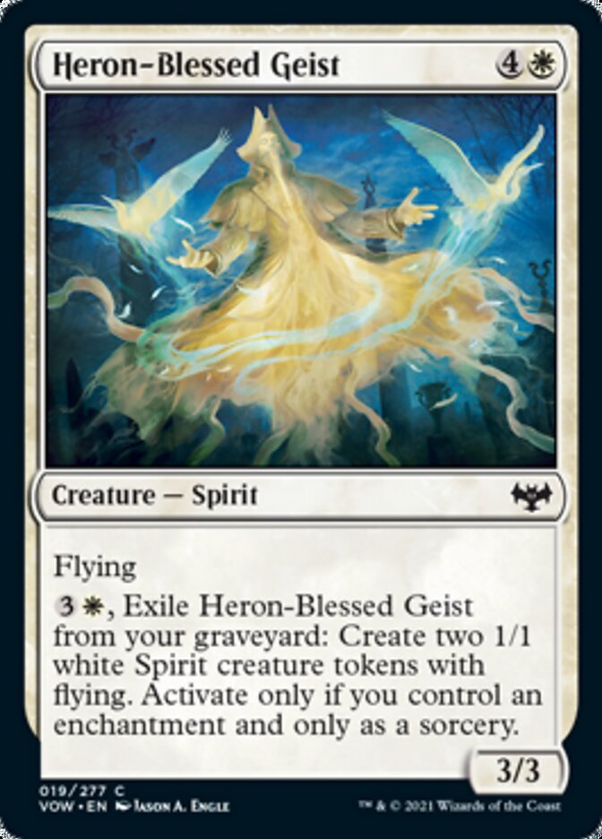 Heron-Blessed Geist [Innistrad: Crimson Vow] - Destination Retro