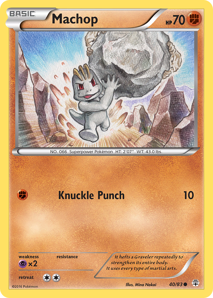 Machop (40/83) [XY: Generations] - Destination Retro