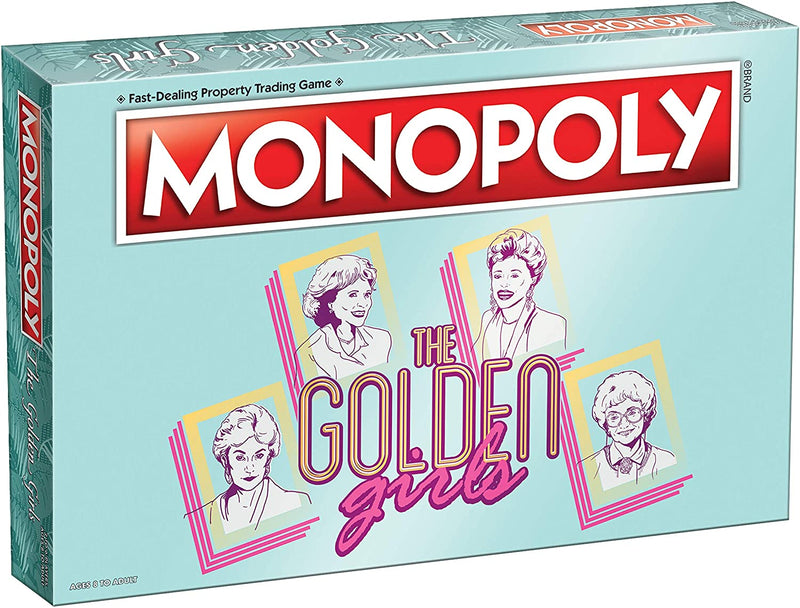 BOARD GAMES - GOLDEN GIRLS MONOPOLY - 8+, 2-6 Players - Destination Retro