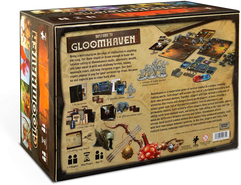 Gloomhaven Multi-Award-Winning Strategy Boxed Board Game - Destination Retro