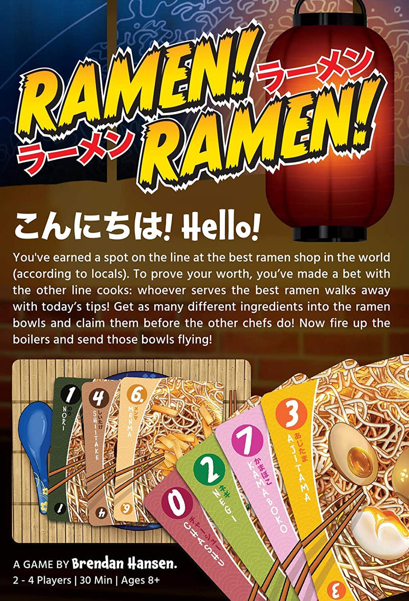 Japanime Games Ramen! Ramen! Card Game - Destination Retro