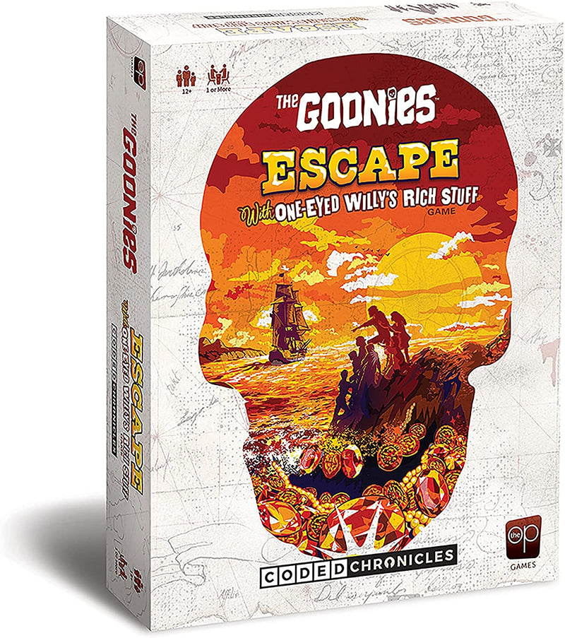 The Goonies: Escape with One-Eyed Willy’s Rich Stuff - A Coded Chronicles Game | Escape Room Game for Kids & Adults | Featuring Puzzles and Goonies Characters - Destination Retro