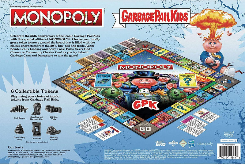 Garbage Pail Kids Monopoly - Destination Retro