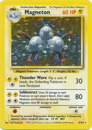 Magneton (9/102) [Base Set Unlimited] - Destination Retro