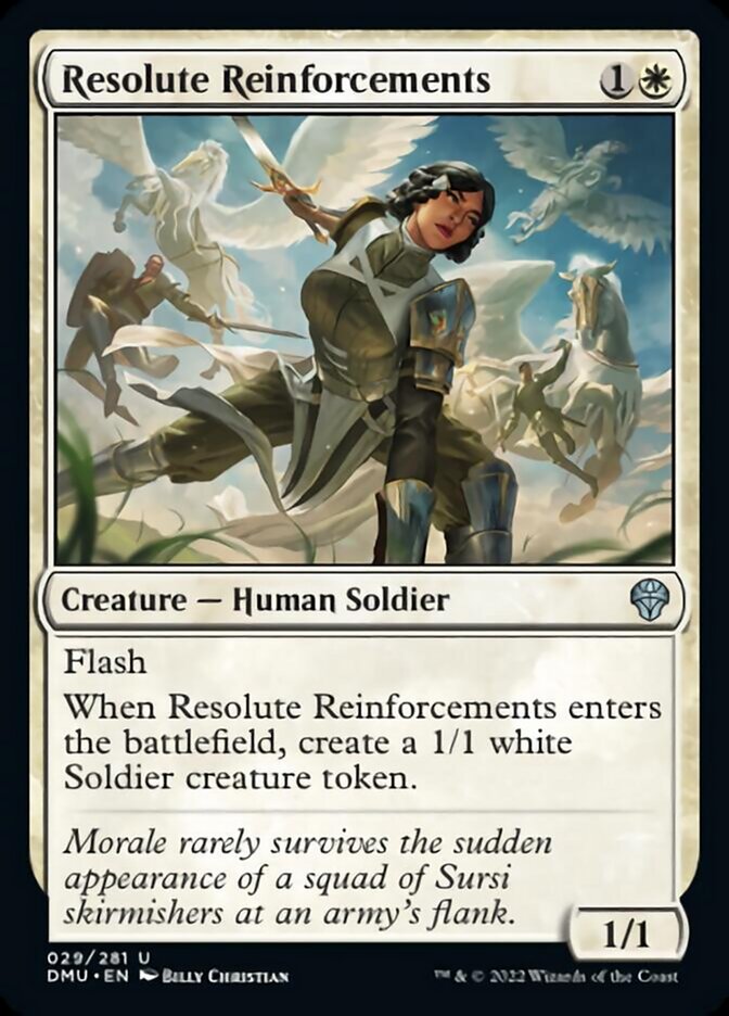 Resolute Reinforcements [Dominaria United] - Destination Retro