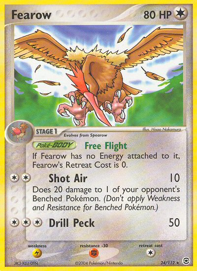 Fearow (24/112) [EX: FireRed & LeafGreen] - Destination Retro