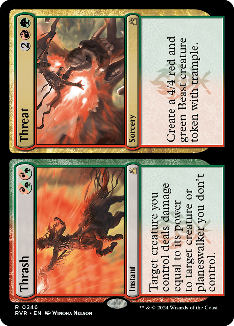 Thrash // Threat [Ravnica Remastered] - Destination Retro