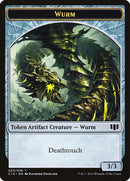 Wurm (032/036) // Goat Double-sided Token [Commander 2014 Tokens] - Destination Retro