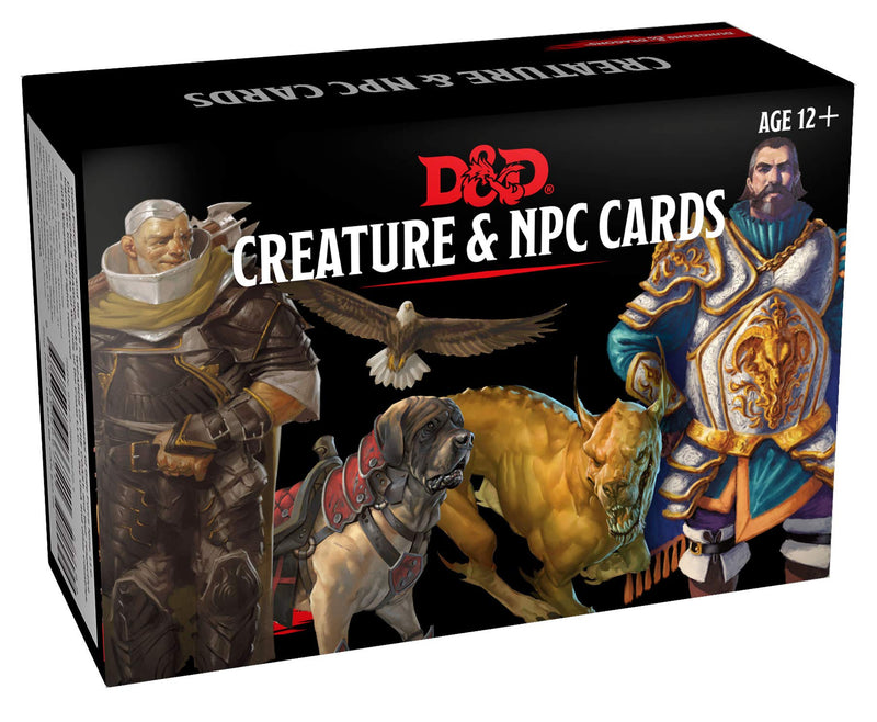 DUNGEONS & DRAGONS - CARDS - CREATURE AND NPC CARDS - Destination Retro