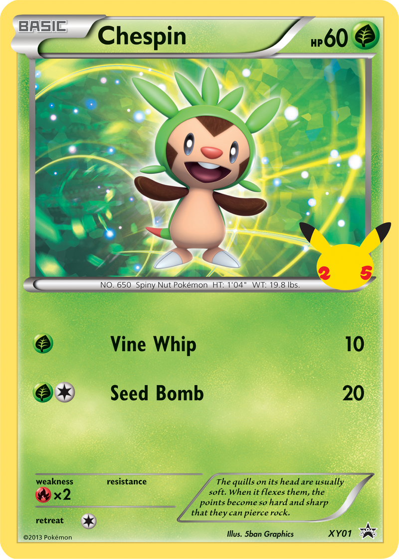 Chespin [First Partner Pack] - Destination Retro