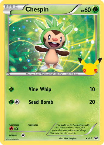 Chespin [First Partner Pack] - Destination Retro