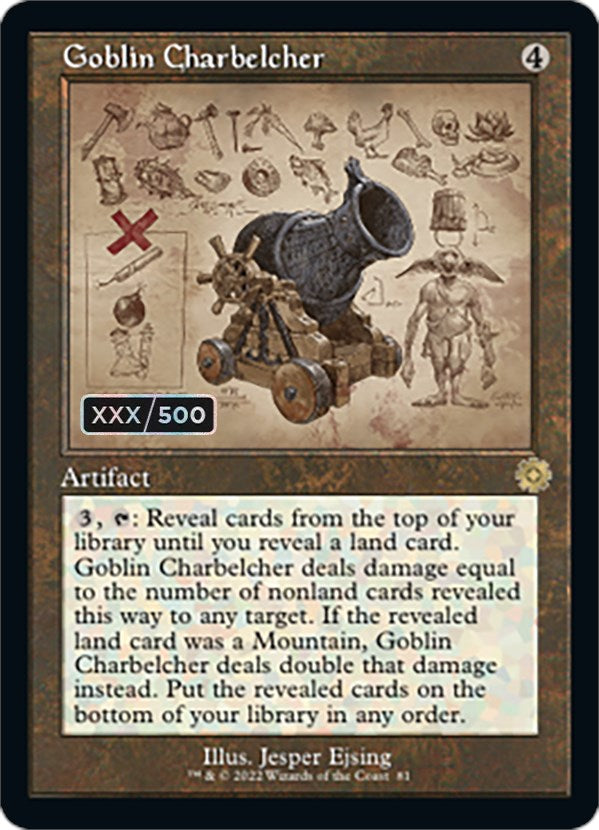 Goblin Charbelcher (Retro Schematic) (Serial Numbered) [The Brothers' War Retro Artifacts] - Destination Retro
