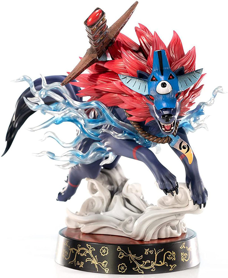 Okami Oki (Wolf Form) 9 Inch PVC Statue - Destination Retro