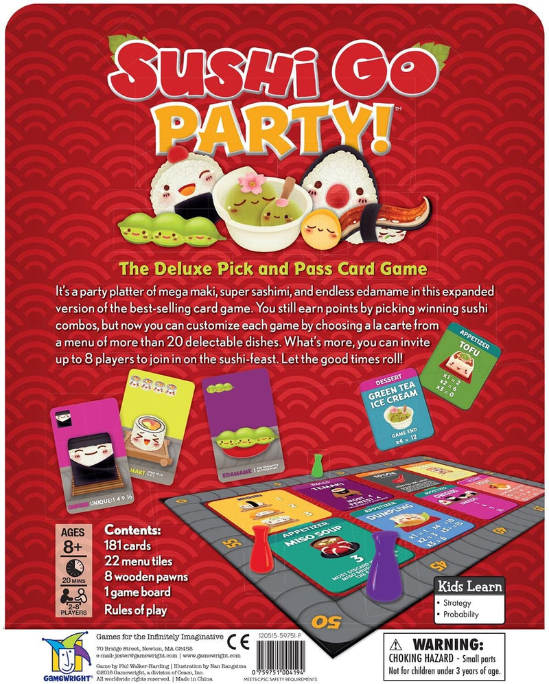 SushiGoParty! Card Game - Destination Retro