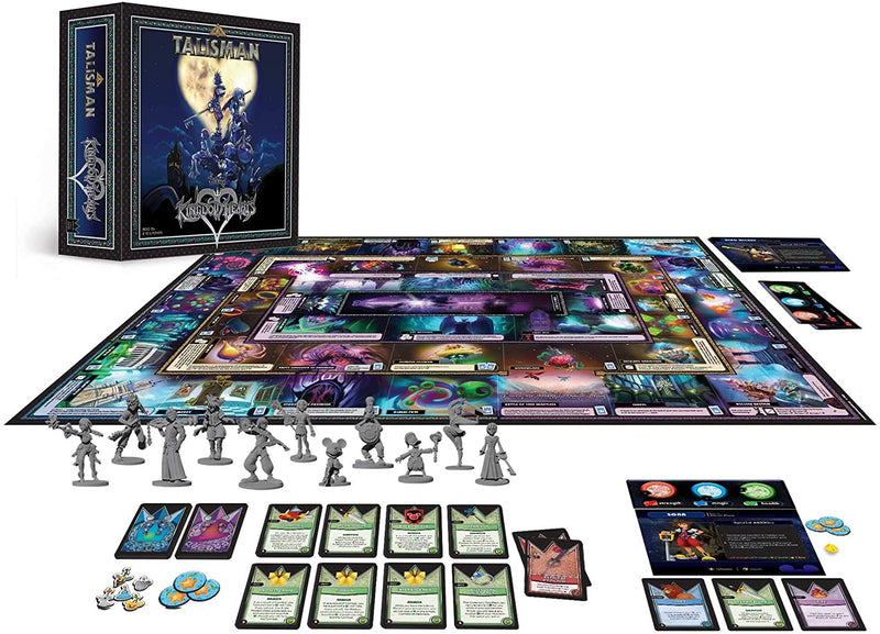 USAOPOLY Kingdom Hearts Talisman Competitive Board Game| Based on The Talisman Magical Quest Game| Official Kingdom Hearts Licensed Merchandise - Destination Retro