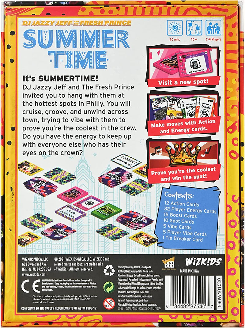 DJ Jazzy Jeff and the Fresh Prince: Summer Time Card Game - Destination Retro