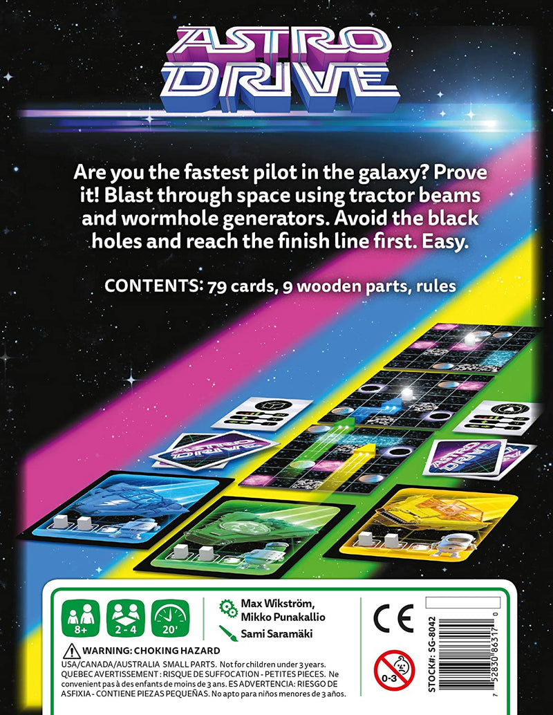 Astro Drive Card Game - Destination Retro