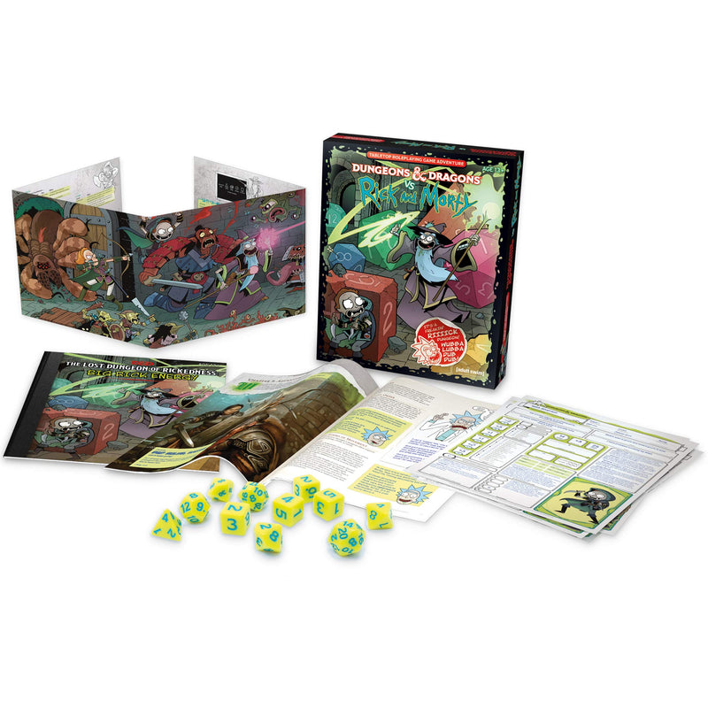DUNGEONS & DRAGONS - BOXED SET - VS RICK AND MORTY SET - Destination Retro