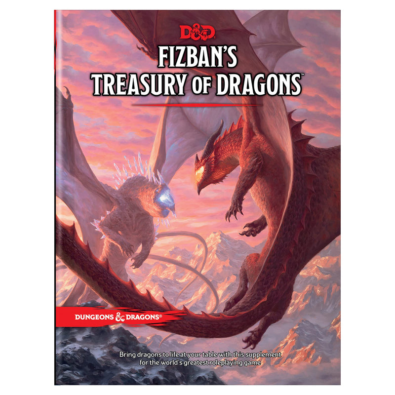 DUNGEONS & DRAGONS - ADVENTURE BOOK - FIZBAN'S TREASURY OF DRAGONS - Destination Retro