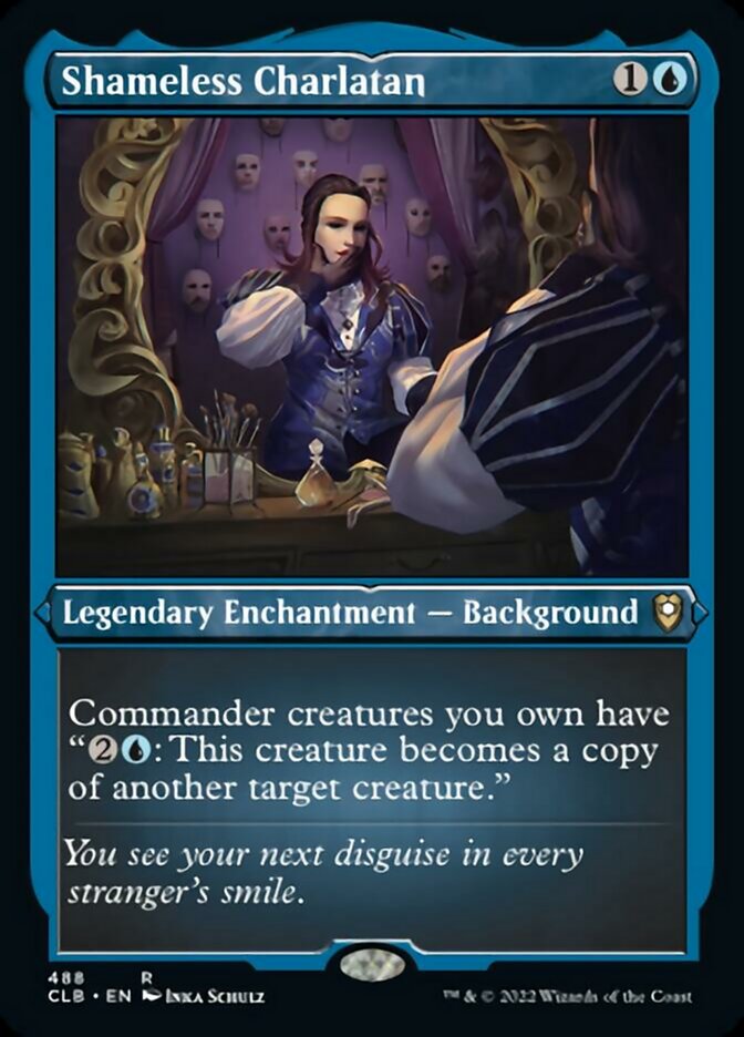 Shameless Charlatan (Foil Etched) [Commander Legends: Battle for Baldur's Gate] - Destination Retro