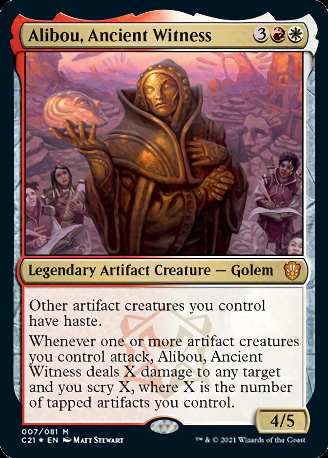 Alibou, Ancient Witness [Commander 2021] - Destination Retro
