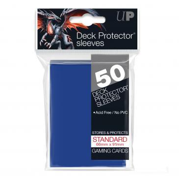 50ct Blue Standard Deck Protectors - Destination Retro