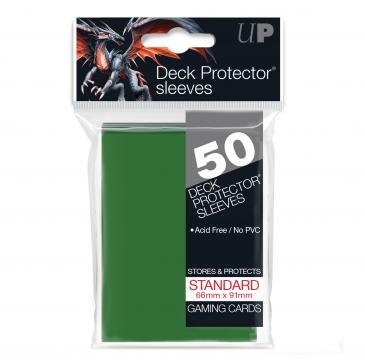 50ct Green Standard Deck Protectors - Destination Retro