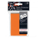 50ct Orange Standard Deck Protectors - Destination Retro